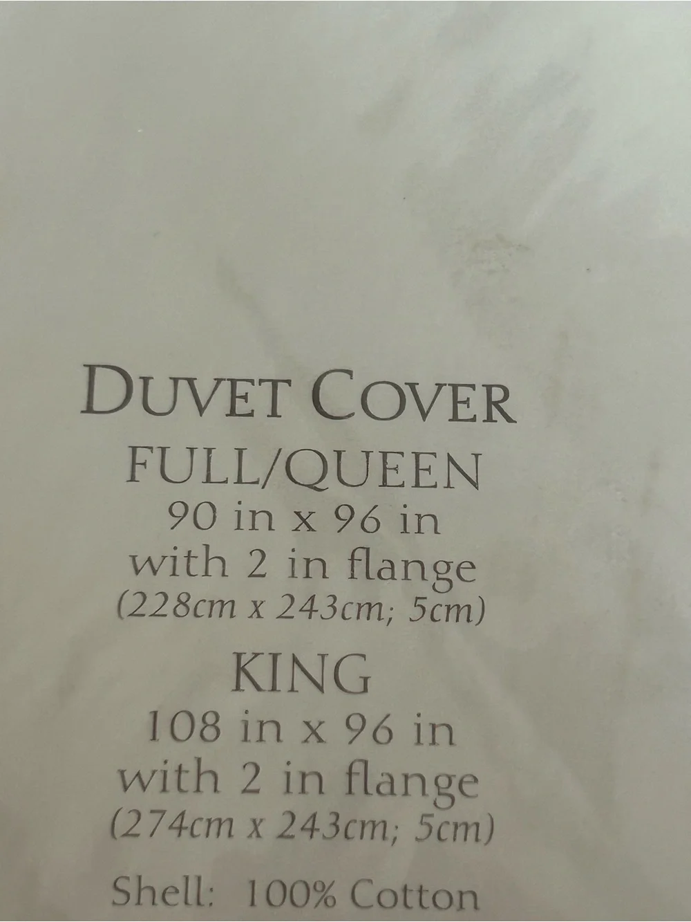NWT Noble Excellence Villa Rosa Collection Amalfi Full/Queen Duvet Cover.